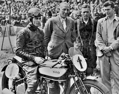 1937 Norton Team line-up